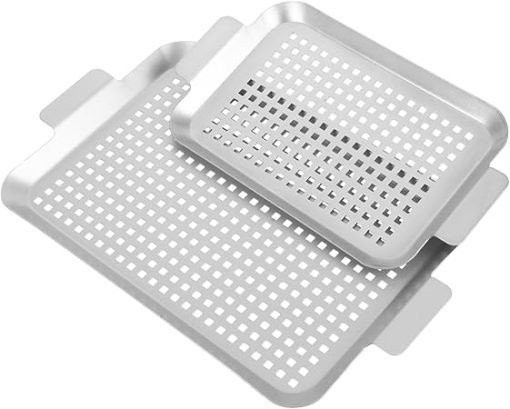 BESPORTBLE Grilling Accessory Outdoor Griddle Bbq Grill Pan Oven Bakeware Set Non-stick Baking Sheet Cookie Pan Multi-function Baking Tray Essential Kitchen Tool