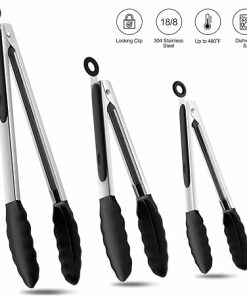 BBQ BBQ Grilling Tongs Kitchen Cooking Salad Bread Serving Tong Non-Stick Clip Clamp Stainless Steel Tools Accessories 2