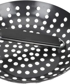 Outdoor Nonstick Pan with Holes Reusable Grilling Skillet for Parties Picnics and Gatherings Easy to Clean for Use