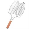Stainless Steel Oven Cage Grill 360 ° Rotating Roast Basket Kitchen Nut Cooking Tool DIY Baking Tea Coffee Grain Peanut Barbecue. 3