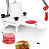 Commercial Hamburger Patty Maker Heavy Duty Meat Forming Processor, Burger Press, Patty Press for Stuffed Burgers
