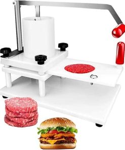 Commercial Hamburger Patty Maker Heavy Duty Meat Forming Processor, Burger Press, Patty Press for Stuffed Burgers