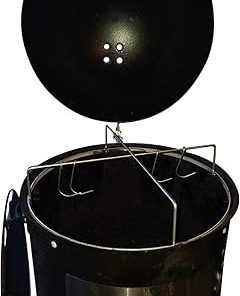 LavaLock® Rib Hanger for WSM WeberSmokey Mountain – Stainless Steel Meat Hanging System with Rib 2