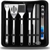 Grilling Accessories Kit BBQ Grill Tools Set,Utensils for Outdoor Camping, Kitchen.(6件套) 4
