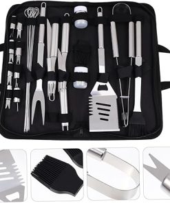 BESPORTBLE Stainless Steel BBQ Tool Set Outdoor Grill Utensils Kit BBQ Grill Accessories Set 2