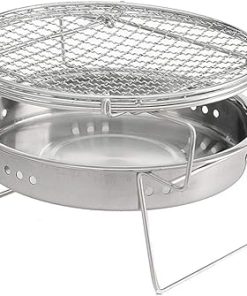 BBQ Grill Outdoor Portable Stainless Steel BBQ Grill Folding BBQ Grill Mini Pocket BBQ Grill Barbecue Accessory For Home Park Camping Picnic Tool