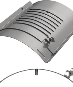 PB1230 Flame Broiler, Flame Broiler Slide Cover and Bottom Kit for Pit Boss 1230 Pellet/Gas Combo Grill, Compatible with PB1230CC, PB1100PSC2, PB550G, Grill Replacement Parts for Pellet Smoker