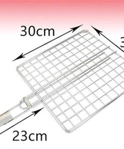 Barbecue Grilling Basket,Stainless Steel Barbecue Clip Clip Dish Clip Stainless Steel Food Clip Burnfish Clip Barbecue Beat Tool 2