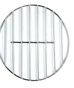 HEAGER Stainless Steel Cooking Grate Grid, Grids Grates Stainless Steel Round BBQ Grill Mesh Home Roast Nets Bacon Grill Tool Iron Nets Barbecue Accessories Non-Stick BBQ Mat Grid(32cm)