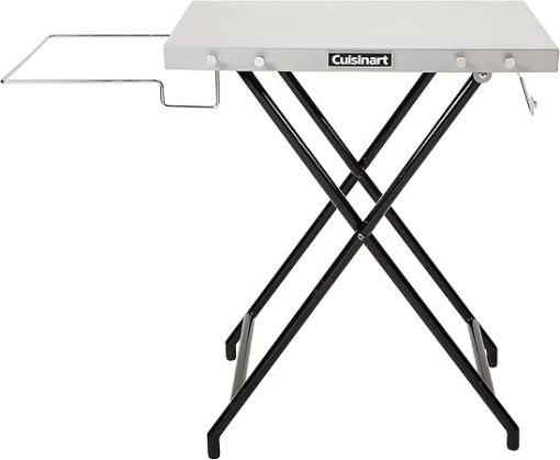 Cuisinart CPT-2110 Fold 'n Go Prep Table & Grill Stand, Portable Outdoor Food Prep Station & CGC-103 3-in-1 Pizza Oven Grill Cover, (Cover fits CGG-403) - Image 2