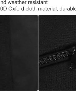 BBQ Tool Bag Portable Wear Black BBQ Grilling Tool Storage Tote Bag 74x57x43cm Professional Accessories for Use 2