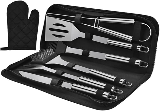 7pcs Stainless Steel BBQ Tool Set Grill Cooking Accessories Outdoor Cooking Tool 7pcs Stainless Steel BBQ Tool Set Grill Cooking Accessories Outdoor Cooking Tool