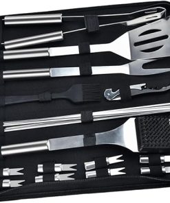 Pc BBQ Tool Set Stainless Steel Grill Accessories for Home and Outdoor Use