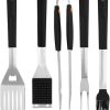 Grill Pan Accessory Kit Grill Tool with Heavy Duty Spatula 5 Piece Grill Grill Accessories Set for Chefs 3