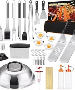 Griddle Accessories Kit 136 Pcs for with Melting Dome & Burger Press 2