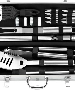 Professional BBQ Grill Tool Set – Stainless Steel Accessories in Compact Case 2
