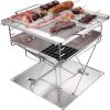 Carl Mertens BBQ Set with Apron, Tongs, Fork and Spatula 4