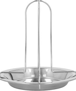 Stainless Steel Chicken Roaster Rack, Vertical Chicken Roaster Grill, Chicken Roasting Pan with Holder, Cooking Grill Tool for Oven BBQ Camping Grilling