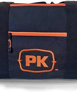 PK Grills PKGO Grill BBQ Carrying Bag, Black and Orange, Waterproof 600D Material, 6 Storage Pockets