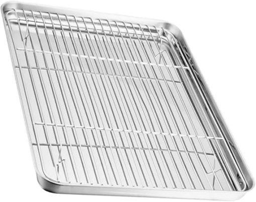 Happyyami Portable BBQ Tool Set Grill Pan Plate Fry Pan Roasting Tool for Yard BBQ