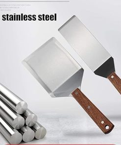 7pcs BBQ Grill Accessories,Heavy Duty BBQ Grill Tools Set with Heat Resistant Handle,Stainless Steel Grilling Accessories Kit for Smoker, Camping, Kitchen Ect 2