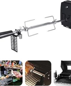 Efficient Electric Barbecue Tool Set With Adjustable Height Sliders Electric BBQ Motors Suitable For Even Cooking 2