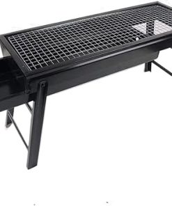 BBQ Grill Outdoor Gas grill Folding Barbecue Charcoal Grill BBQ Baking Heavy Duty Folding BBQ Tool Kits For Outdoor Cooking Camping Hiking Picnic Accessory