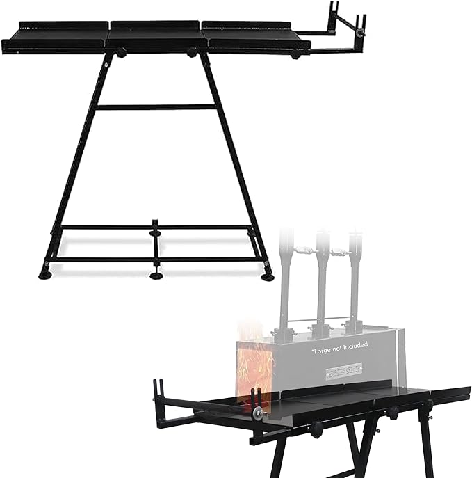 SIMOND STORE – Propane Forge Stand – Compatible with All Single,Double & Three Burner Propane Forges for Blacksmithing Steel Forge Propane Forge for Knife Making Blacksmith Forge Kit 36″(L) The Forge SIMOND STORE - Propane Forge Stand - Compatible with All Single,Double & Three Burner Propane Forges for Blacksmithing Steel Forge Propane Forge for Knife Making Blacksmith Forge Kit 36"(L) The Forge
