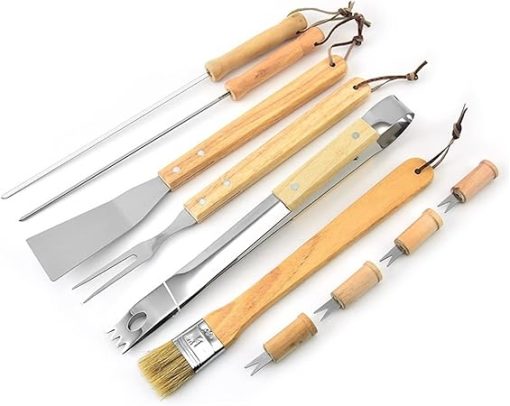 Outdoor BBQ Grill Tools Set Grill Stainless Steel Tools Heavy Duty BBQ Grilling Accessories