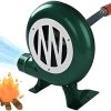 DARZYS Hand Crank Blacksmith Forge Blower, Heavy Duty Cooking Manual BBQ Air Blower, For Fireplace/Outdoor Flame Exciter(200W) 3