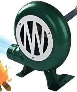 DARZYS Hand Crank Blacksmith Forge Blower, Portable Manual Hand Crank Bellows, For Outdoor Picnic Camping Barbecue Tool(350W)