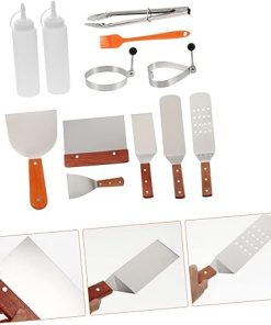 Sosoport Grilling Kit for Men 12pc BBQ Tools Set Tongs Sturdy Stainless Steel Grill Utensils Easy to Clean for Outdoor BBQ 2