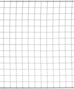 HARFINGTON 2pcs Square BBQ Grill Net 19x62cm Stainless Steel Cross Wire Barbecue Mesh Mat for Baking Smoking Charcoal Grilling Roasting
