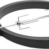 NUUK Grill Cart Pizza Oven Table for Outdoor, 32″ x 32″ Grilling Prep Table with Double-Shelf Stainless Steel Rolling BBQ Kitchen Food Prep Cart for Garden Patio 4