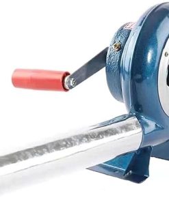 Hand Crank Blacksmith Forge Blower - Iron Gear Popcorn Fan Metal Manual Fan, Manual BBQ Air Blower With Duct Cooking, Grill Fire Starter Flame Exciter, for Hiking/Outdoor Grill Accessories ( Size : 12