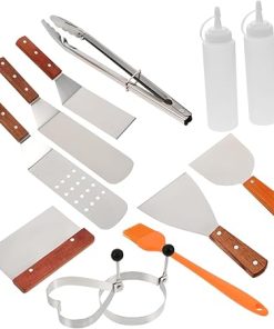 Professional BBQ Tools Set 12pcs Stainless Steel Grill Utensils Outdoor BBQ Accessories Perfect for
