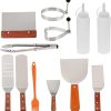 1Set BBQ Tools Portable Outdoor Barbecue Accessories for Grilling for Camping Parties and Gatherings Durable and Safe Grilling Utensils