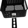 TOYANDONA 1 PC Black Grilling Basket Practical Fryer Basket with Handle for Air Fryers Easy to Clean Colander Tool for French Fries Chicken Shrimp and Fish
