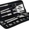Grill Tool 1pc Outdoor Baking Tray Non-Stick Fry Pan Roasting Tool for Yard Holidays 3