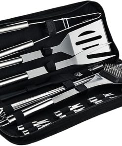 Outdoor Barbecue Tool Kit 22pcs Stainless Steel BBQ Tools for Grill Camp and Home