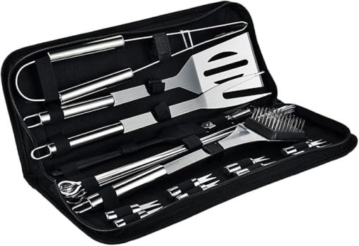 Outdoor Barbecue Tool Kit 22pcs Stainless Steel BBQ Tools for Grill Camp and Home