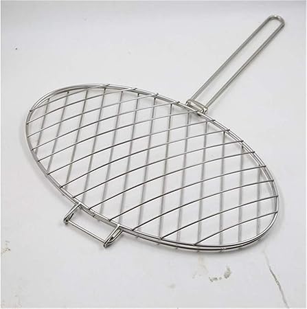 Grill basket,bbq grill rack, Barbecue mesh clip,Stainless Steel Grilled Fish Clip Do Not Stain Barbecue Accessories Tool 2 Grill basket,bbq grill rack, Barbecue mesh clip,Stainless Steel Grilled Fish Clip Do Not Stain Barbecue Accessories Tool - Image 2