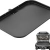 Grill Griddle Plate XSKGRIDLXL Griddle Pan for Ninja Woodfire Pro XL OG800 OG900 Series, Heavy-Duty Non-Stick Griddle Pan with Oil Hole, Ninja Grill Flat Top Griddle Plate Accessories