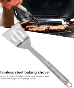 20pcs Stainless Steel BBQ Tool Set, Complete Grilling Accessories for Outdoor Barbecue, Easy to and Store, Ergonomic Design, Ideal for Family Gathering and Camping 2