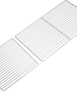 HEAGER Stainless Steel Cooking Grate Grid, Grids Grates Barbecue net Stainless Steel Rectangular Square roof Grid Grid mesh Tools Outdoor Accessories