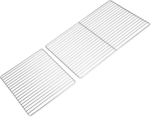 HEAGER Stainless Steel Cooking Grate Grid, Grids Grates Barbecue net Stainless Steel Rectangular Square roof Grid Grid mesh Tools Outdoor Accessories