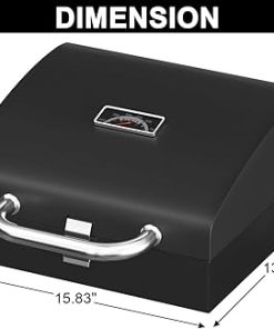 BBQ Grill Box for Camp Chef Deluxe Stove Accessories Single Burner Accessory for Camp Chef 14” Cook Systems EX60LW, EX60P, EX60PP, EX60P, EX60B, EX280LW,DB60D,YK60LW,YK60LWC12,BB30L, etc.,14” x 16” 2