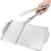 ABOOFAN 1 Set Stainless Steel Meat Maker with Real Thermometer Versatile Ham Burger Press Tool for Home Restaurant and Canteen Cooking Easy to Clean Kitchen Accessory 3