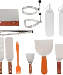 Grill Utensils Set 12pc BBQ Tools for Outdoor Home Stainless Steel Grill Accessories