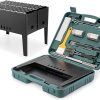 Full-edge 36″ Silicone Griddlle Cover Mat – Silicone Tool Mat – Griddle Grease Cup Liners with Gate: 3 in 1 Grill Accessories for Blackstone 3